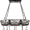 2-Light Twigs Pot Rack Home