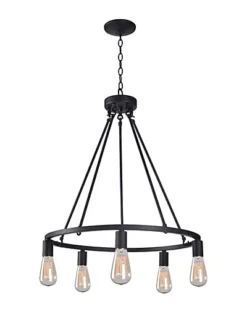 Hixon Forged 5-Light Chandelier Home