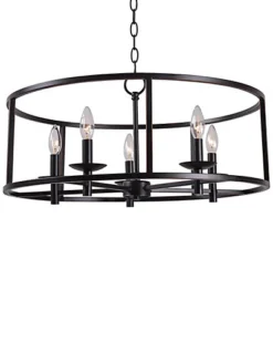 Arlen Oil Rubbed 5-Light Chandelier Home