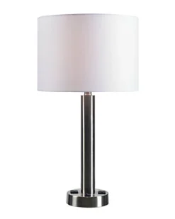 Hemlock Table Lamp 2 Outlets Home