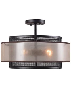 Alessandra 3-Light Semi Flush Home