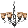 Rustic 6-Light Chandelier Home