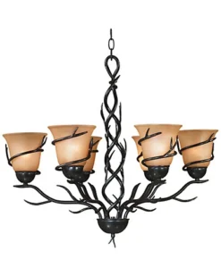 Rustic 6-Light Chandelier Home